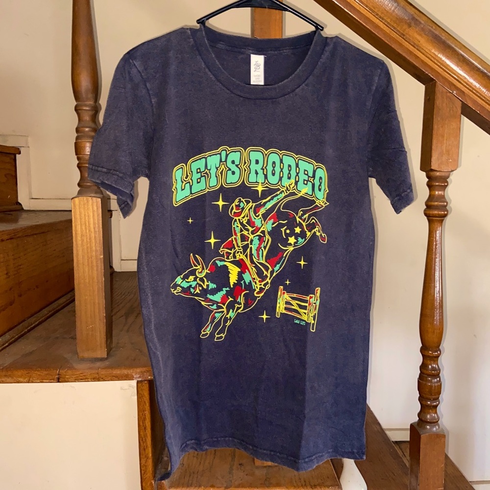 “Let’s Rodeo” Western Graphic Tshirt